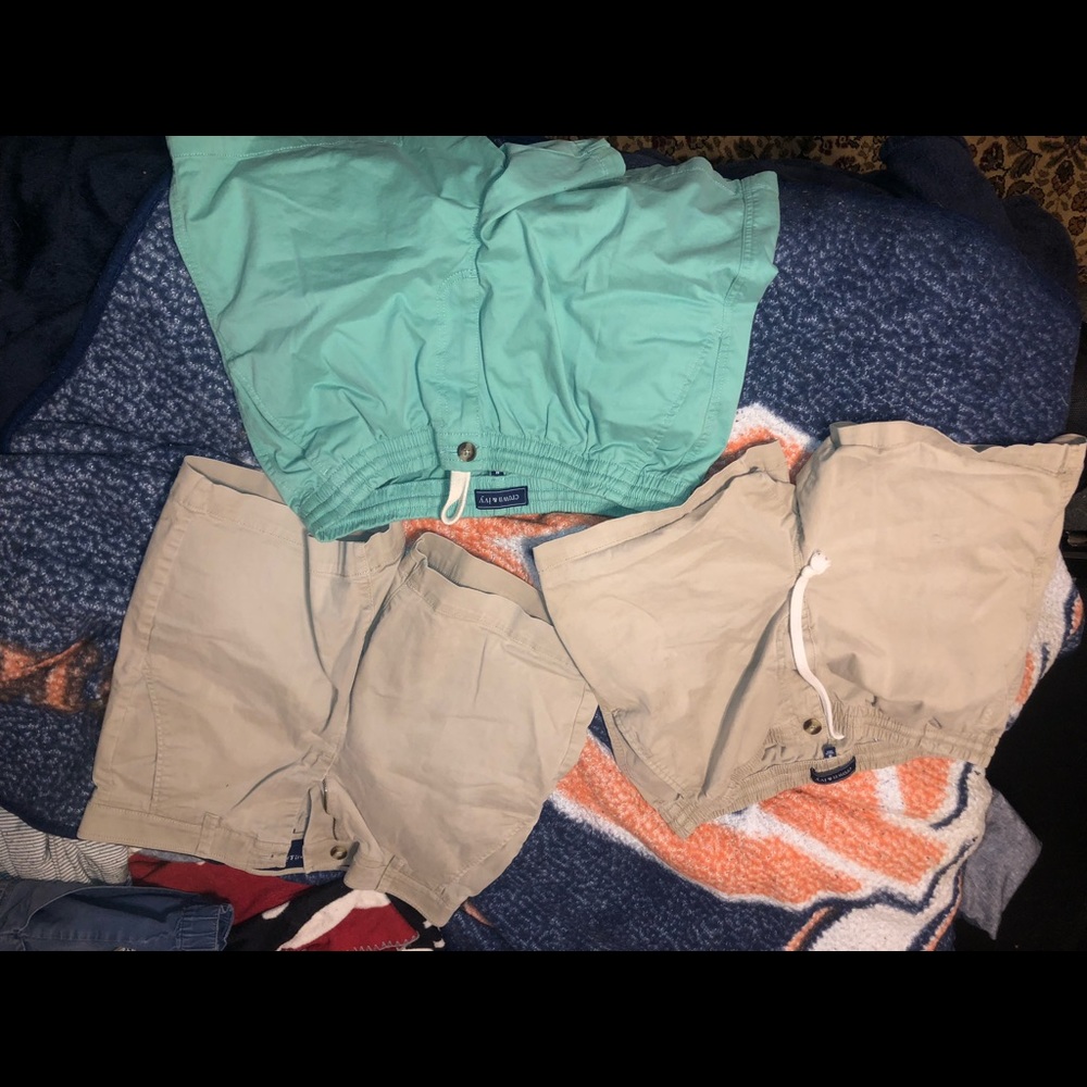 3 pair crown and Ivy shorts// $5 a piece